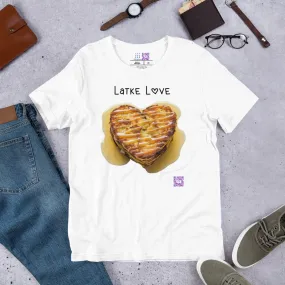 Latke Love T-Shirt, Heart Shaped Latke Graphic Tee, Hanukkah Foodie Shirt, Holiday Latke Lover Present, Funny Food Pun Shirt, Pancake Design