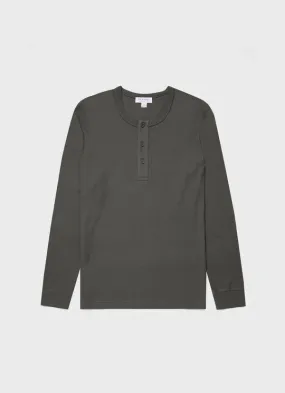 LS Waffle Henley Drill