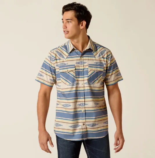 Men's Ariat Hebastian Retro Fit Shirt - Sandshell