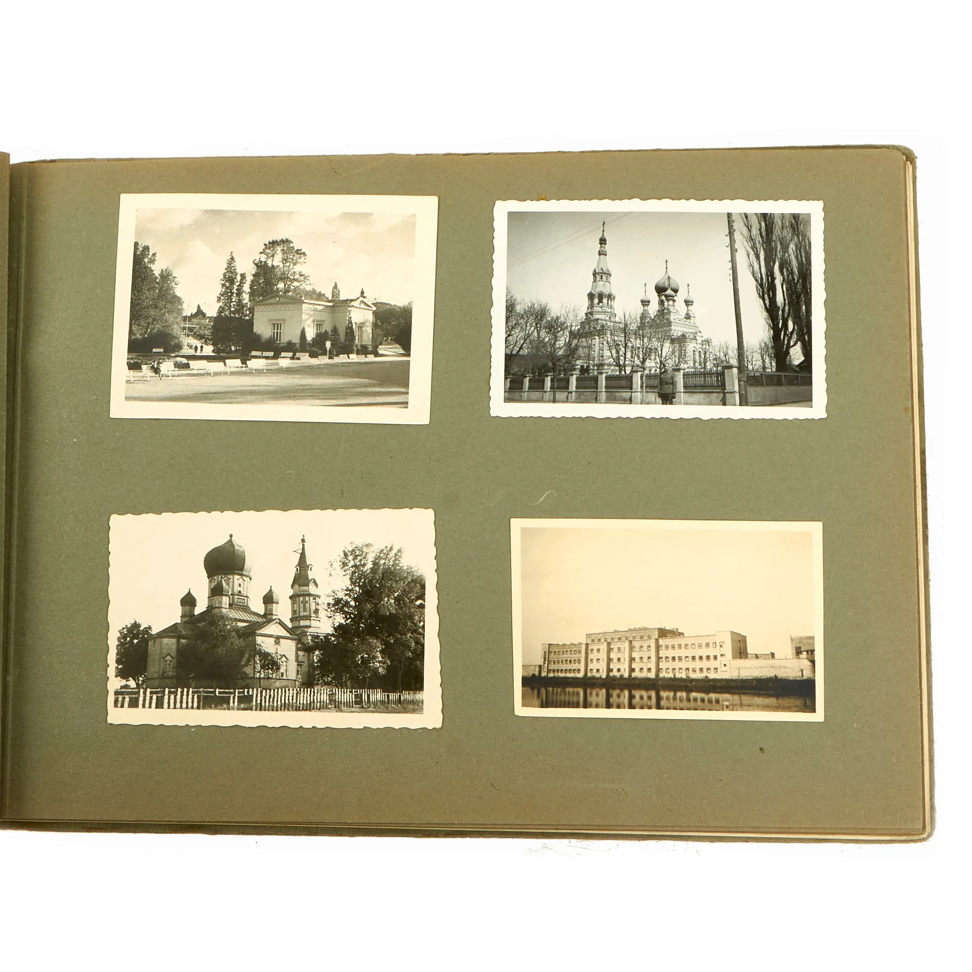 Original German WWII RAD Labor Corps Photo Album Grouping - 3 Albums   Extra Page