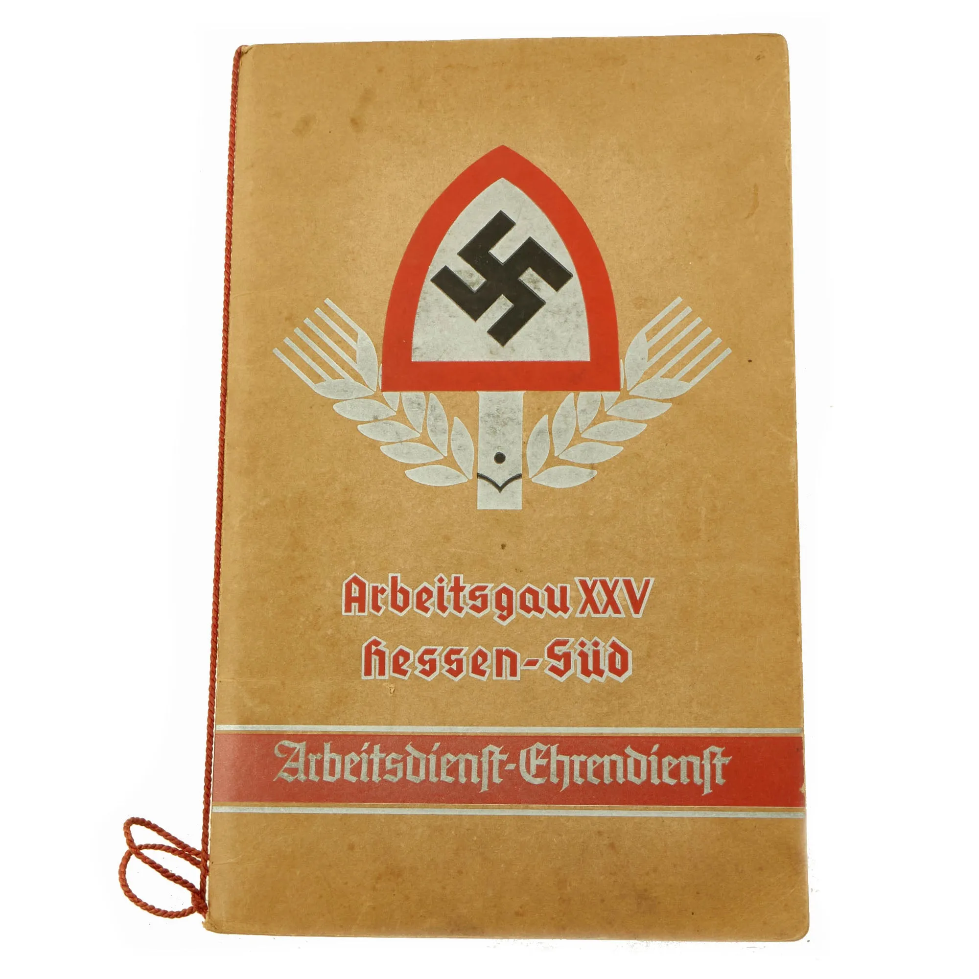 Original German WWII RAD Labor Corps Photo Album Grouping - 3 Albums   Extra Page