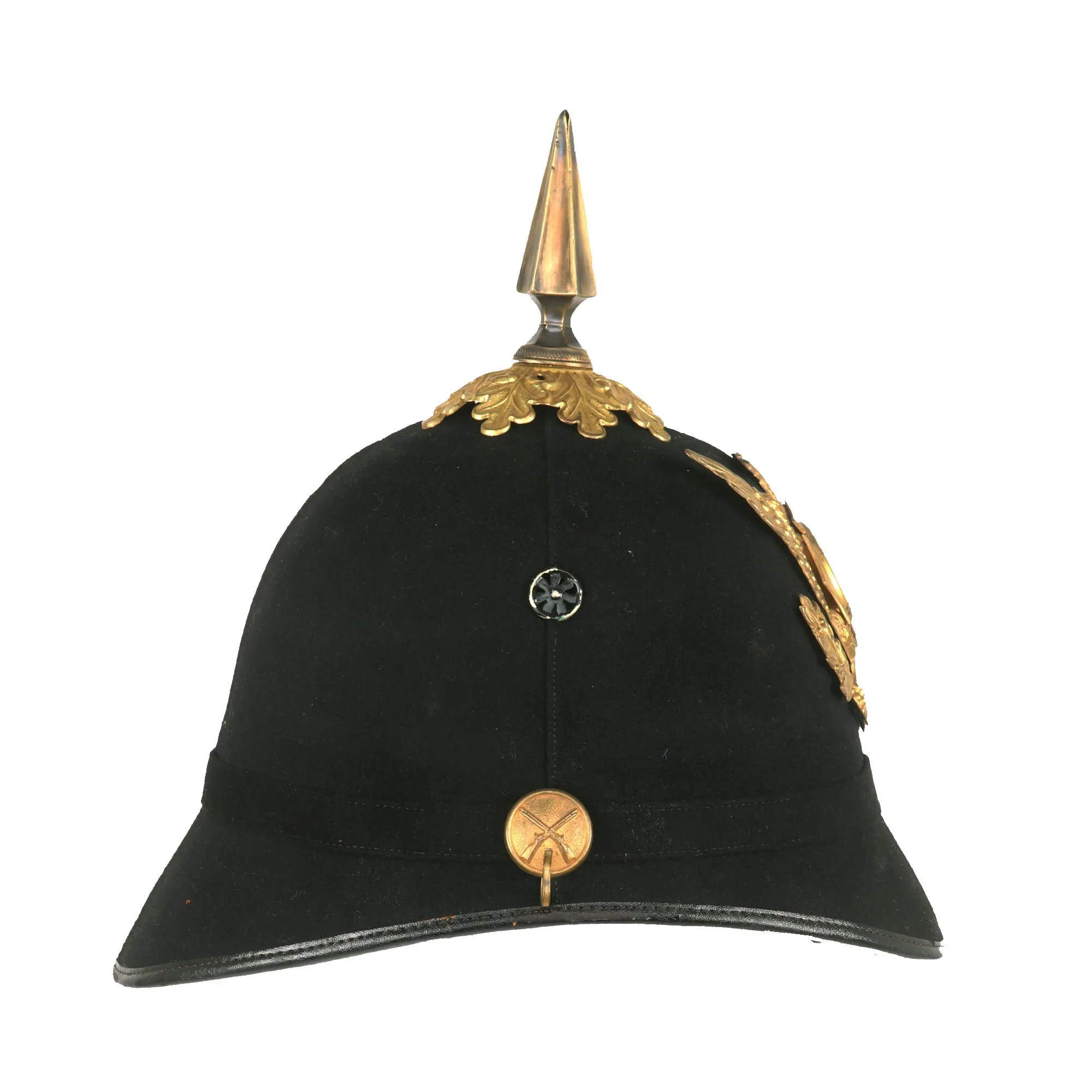 Original U.S. 22nd New York State National Guard Model 1881 Infantry Dress Spiked Pith Helmet by Ridabock & Co. - Dated 1900