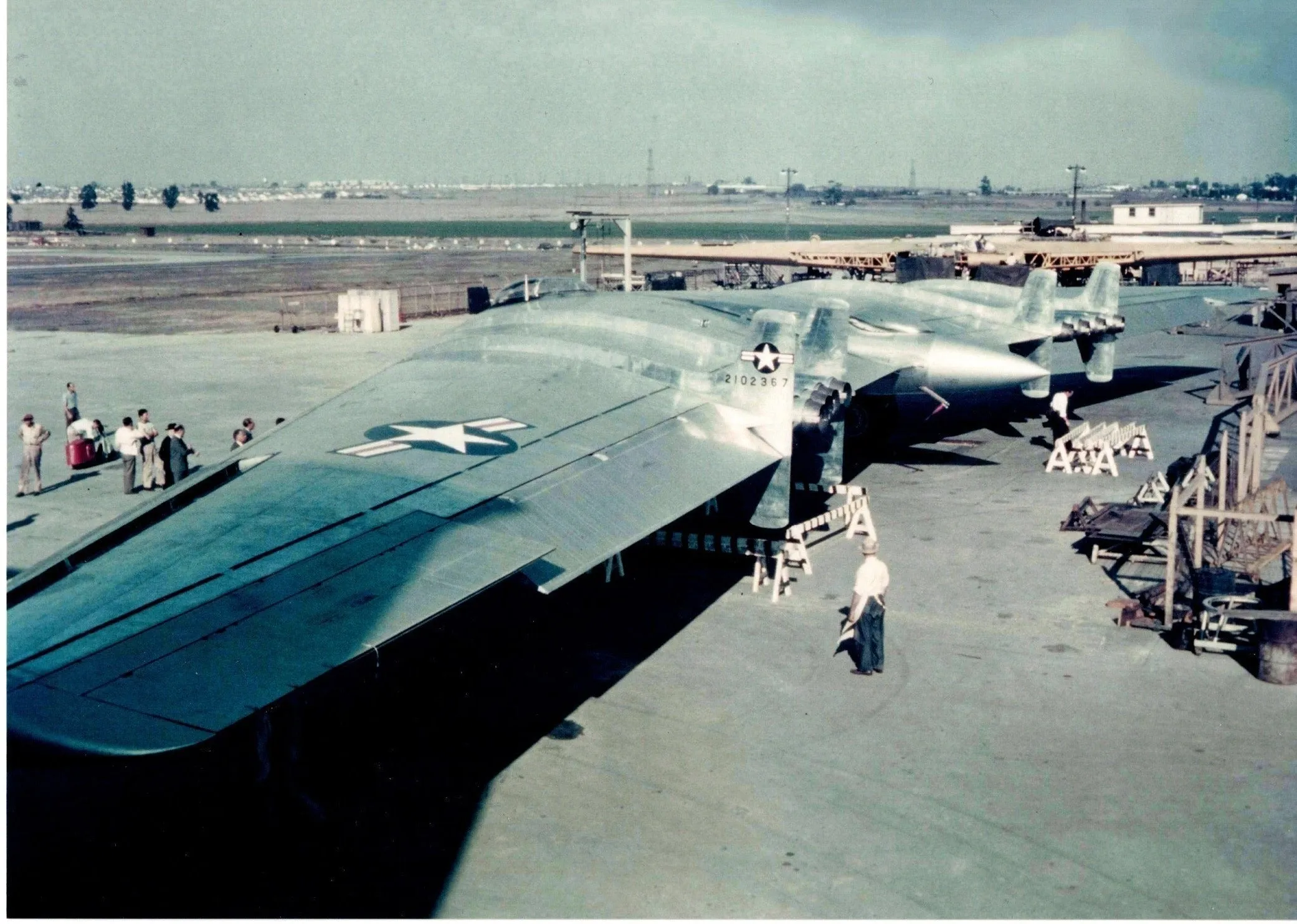 Original U.S. Artifacts from Crashed Northrop YB-49 Flying Wing Experimental Bomber with Book and Signed Photograph