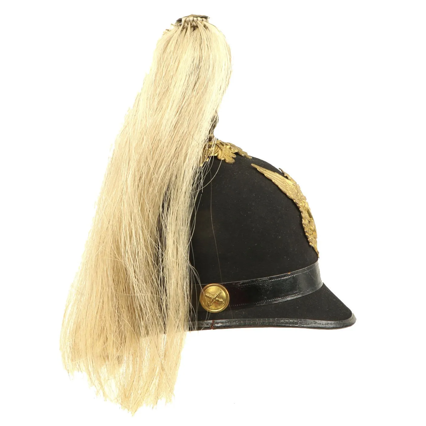 Original U.S. M1881 Army Artillery Dress Plumed size 6 7/8 Pith Helmet by Wm H. Horstmann