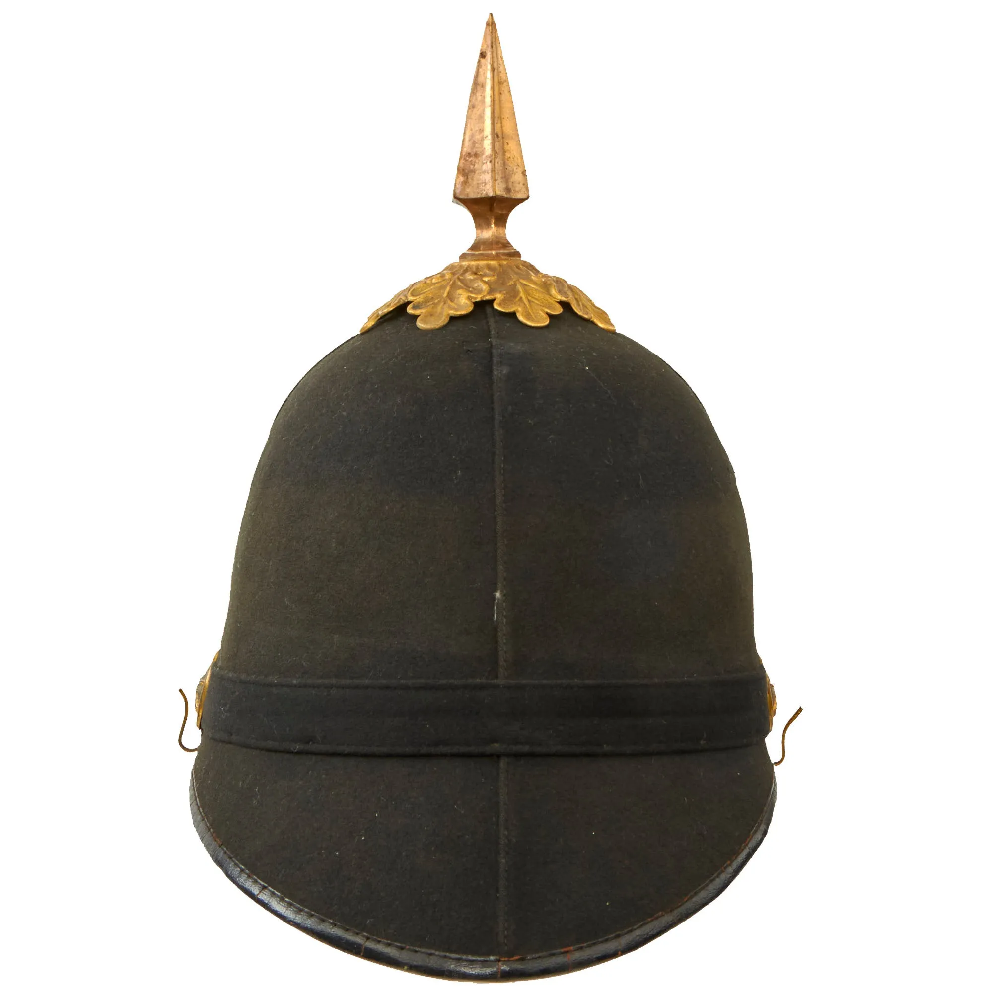 Original U.S. Model 1881 2nd New York State Militia Enlisted Dress Spiked Pith Helmet by Ridabock & Co.