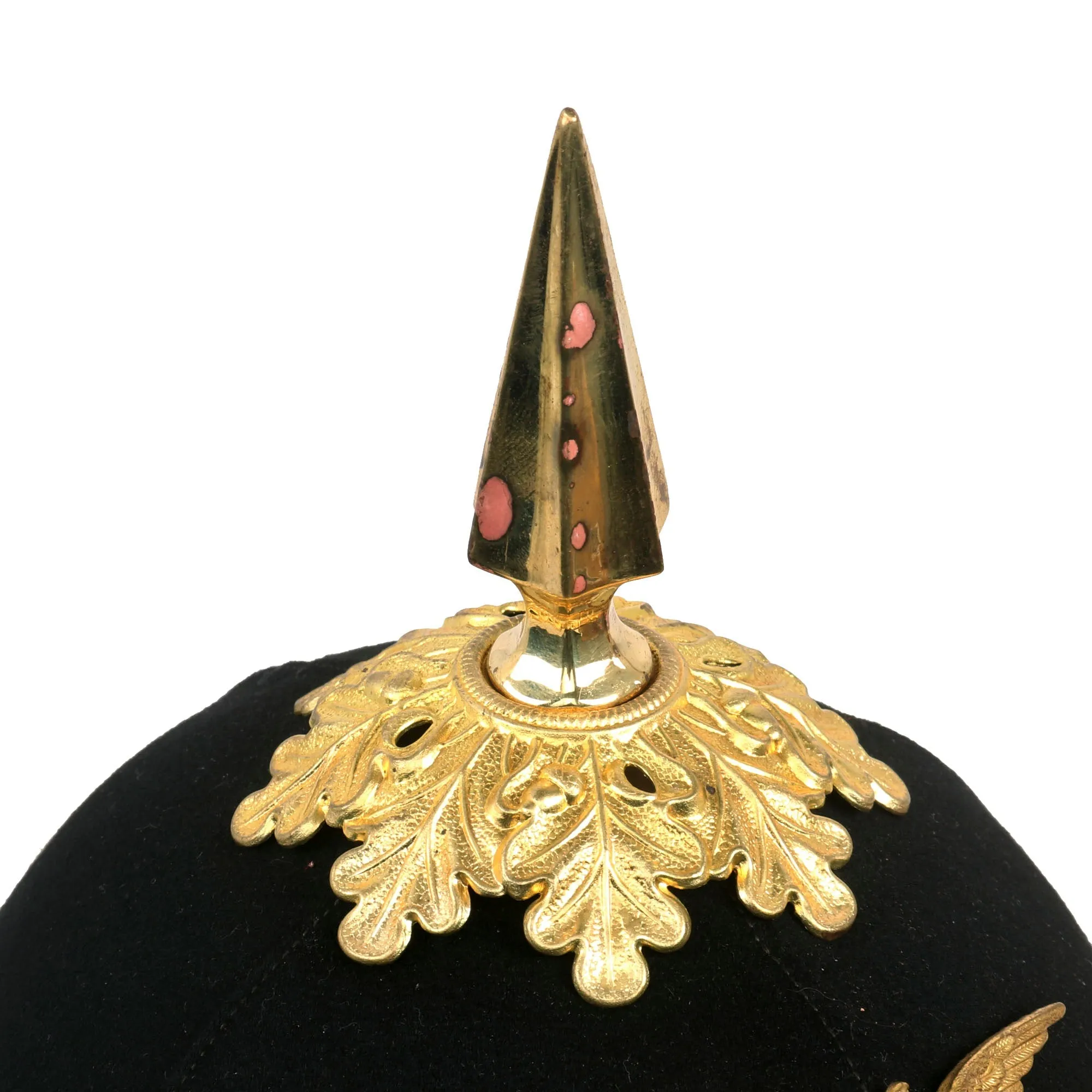 Original U.S. Model 1881 69th Infantry Regiment (New York) Enlisted Dress Spiked Pith Helmet by Ridabock & Co. - Fighting Sixty-Ninth