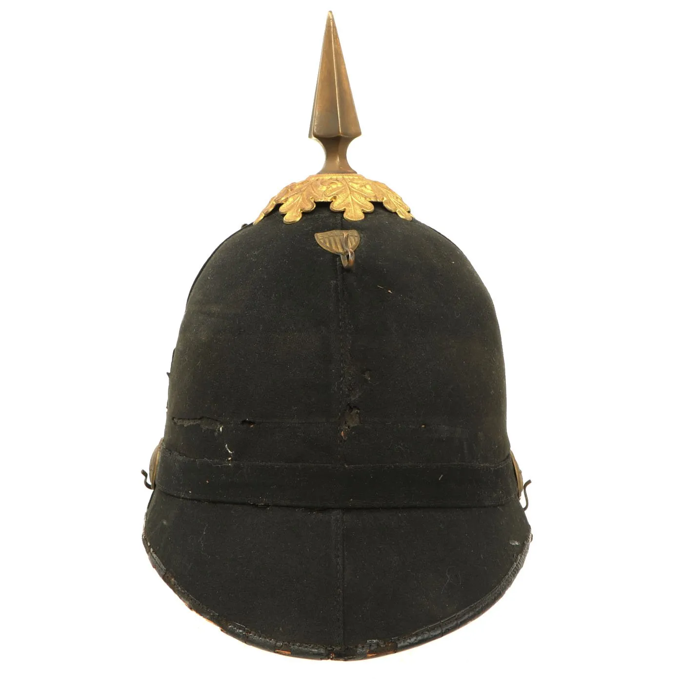 Original U.S. Model 1881 Army Officers Dress Spiked Pith Helmet by J.H. McKenney & Co. - Size 7