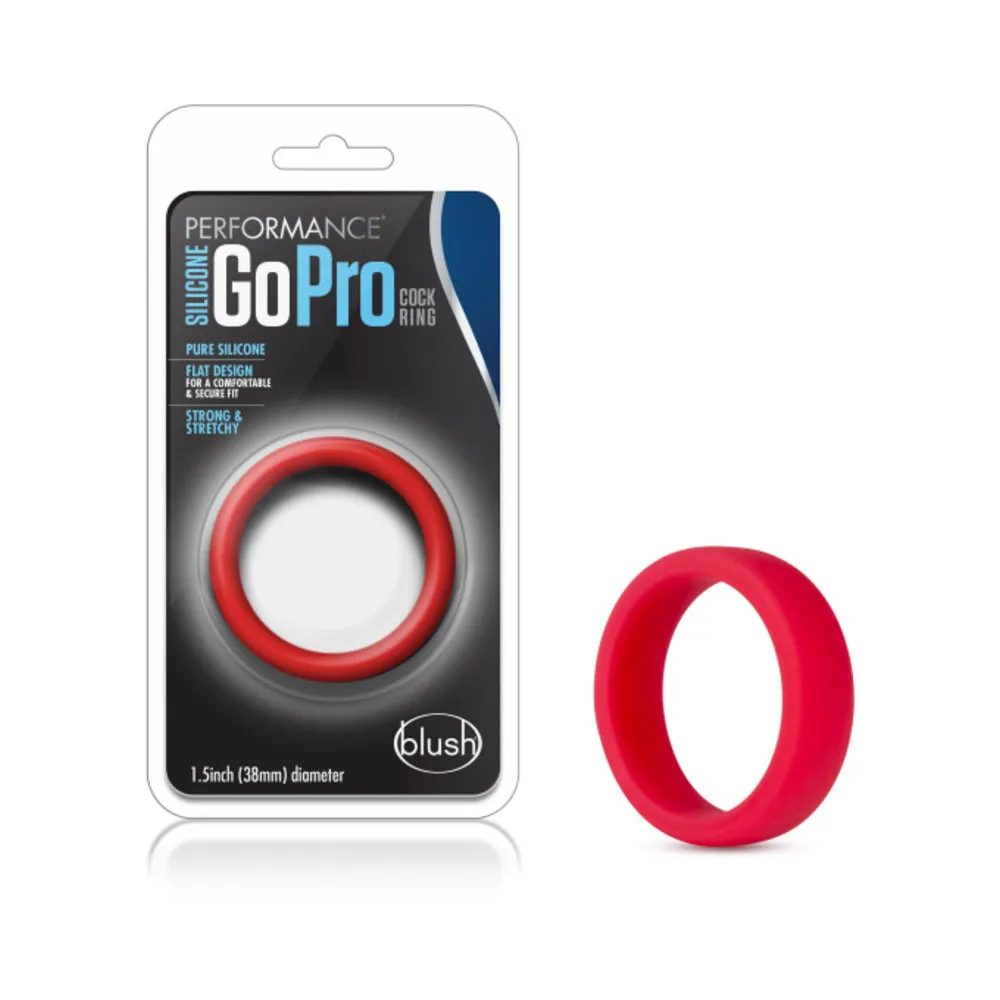 Performance - Silicone Go Pro Cock Ring - Red