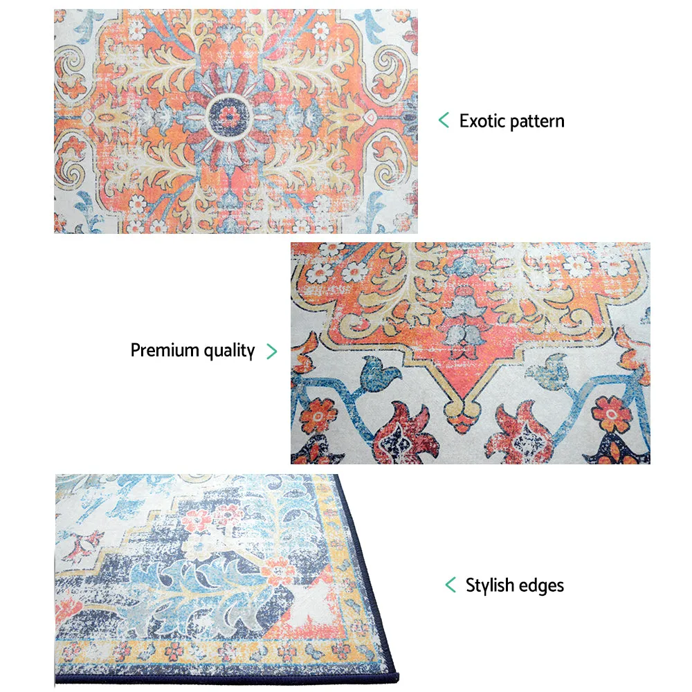 Persian Design Anti-Slip Floor Rug 160x230 - Artiss Yasmin