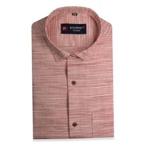 Pink Color Handmade Shirts For Men's