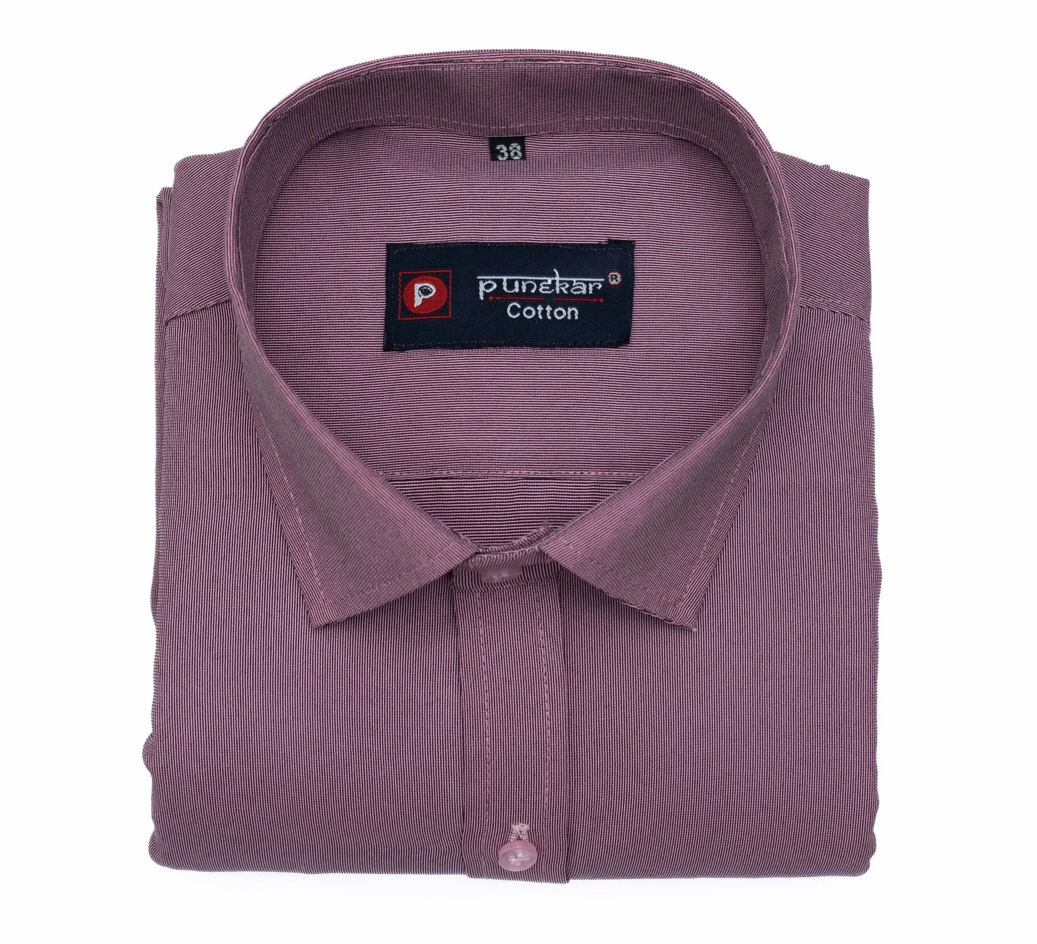 Pink Color Polyester Shirt For Men