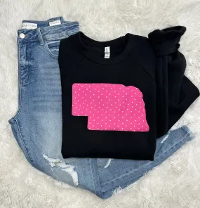 Pink Dots State Premium Sweatshirt