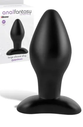 Pipedream Anal Fantasy Collection Large Silicone Butt Plug 5 inch Black