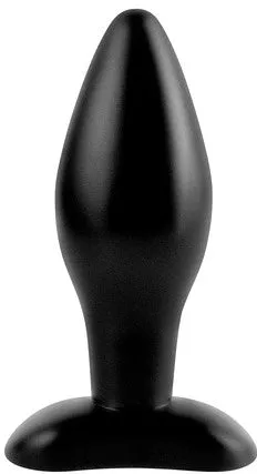 Pipedream Anal Fantasy Collection Medium Silicone Butt Plug 4.75 inch Black