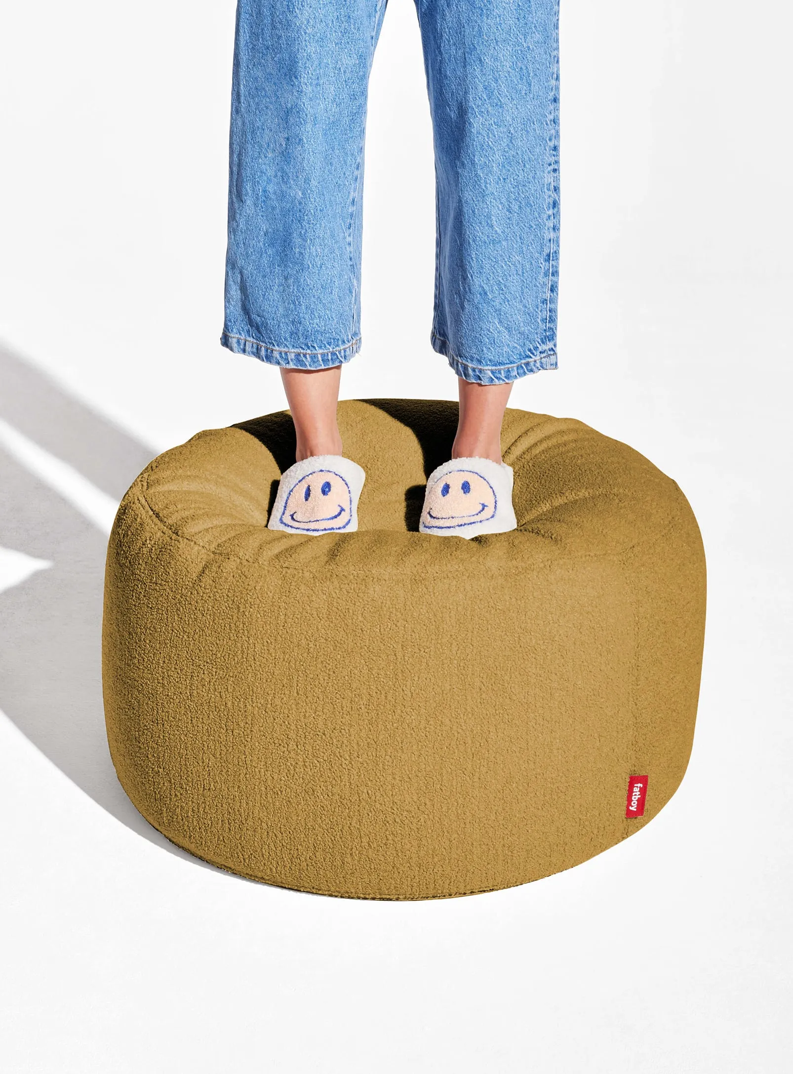 Point Large Sherpa Ottoman and footrest