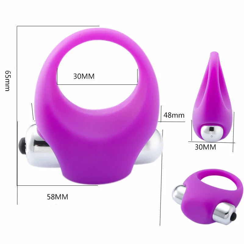 Power Lifter Silicone Vibrating Cock Ring