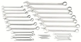 Proto 1200-80ASD Torqueplus 12-Point Combination Wrench Sets, 26 Piece, Inch, Oval Handle, satin (1 Set)