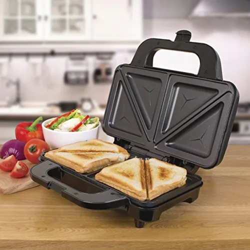 Quest 35630 Deep-Fill Sandwich Toastie Maker / Non-Stick Easy Clean / Makes 2 Deep Toasties / Student Kitchen Essential