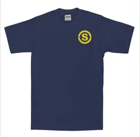 "S" Logo T-Shirt (Navy/Gold)