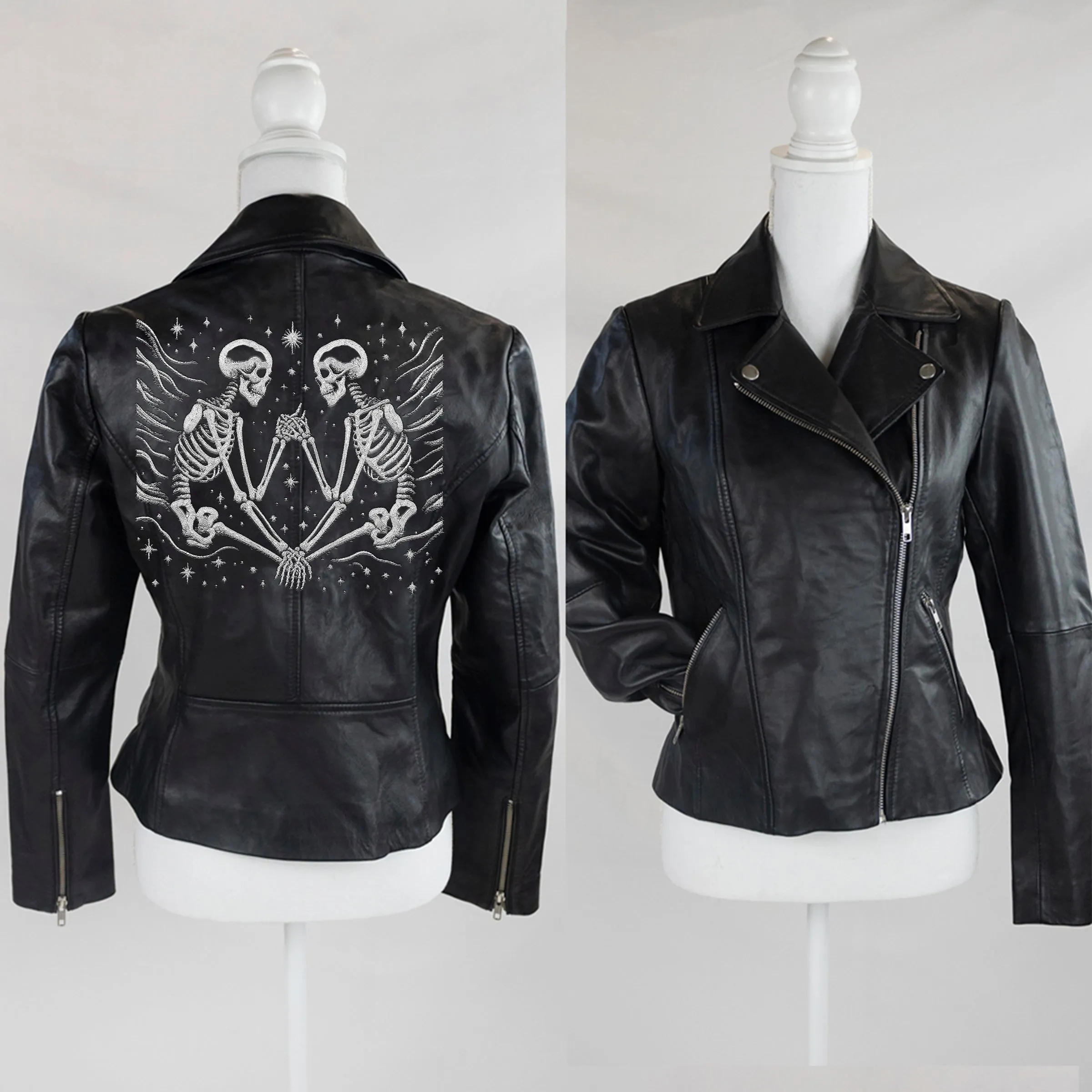 (Real Leather) Customized Leather Party Jacket