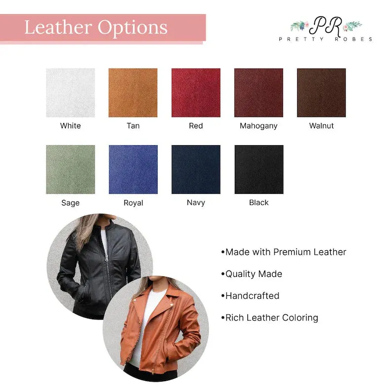 (Real Leather) Customized Leather Party Jacket