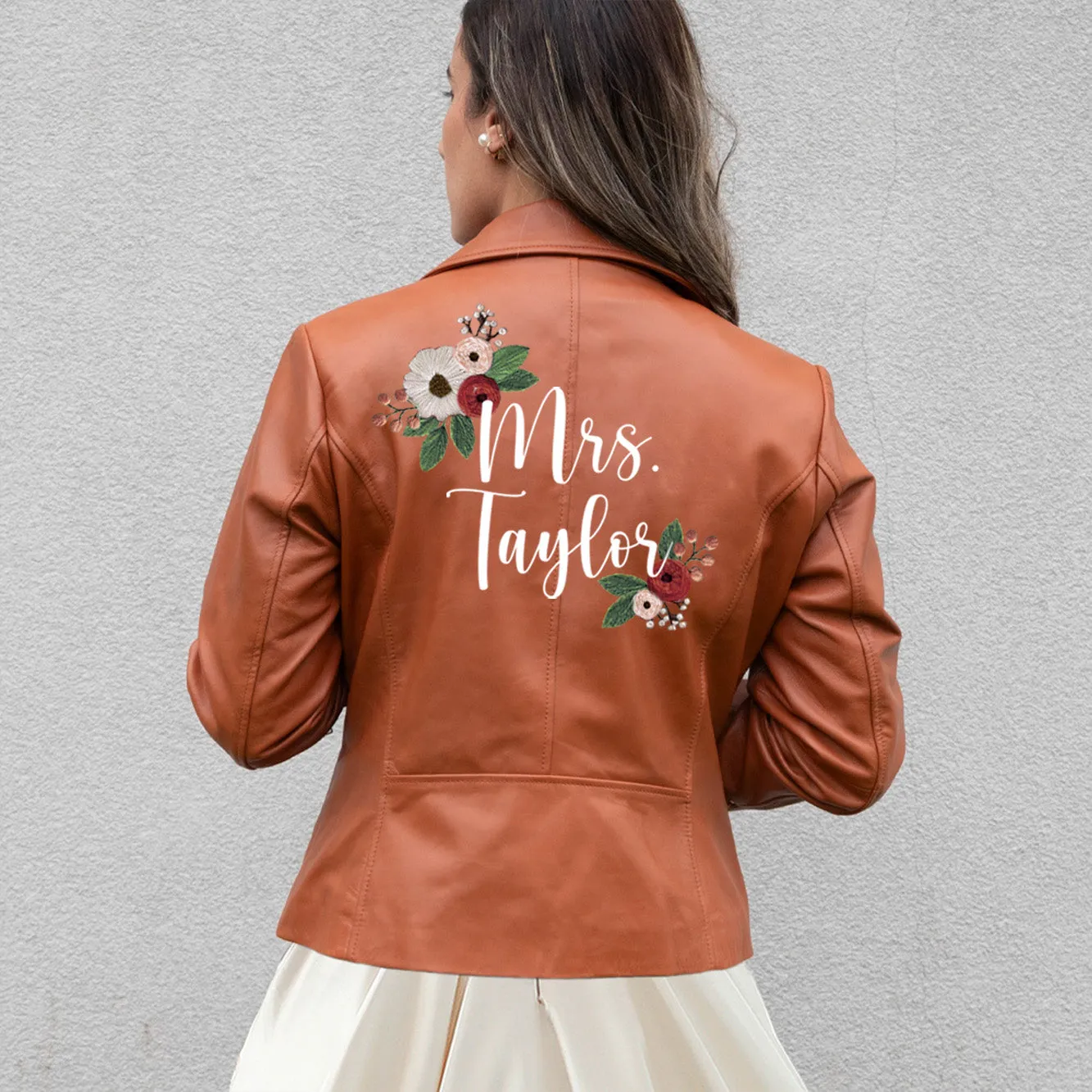 (Real Leather) Customized Wedding Jacket