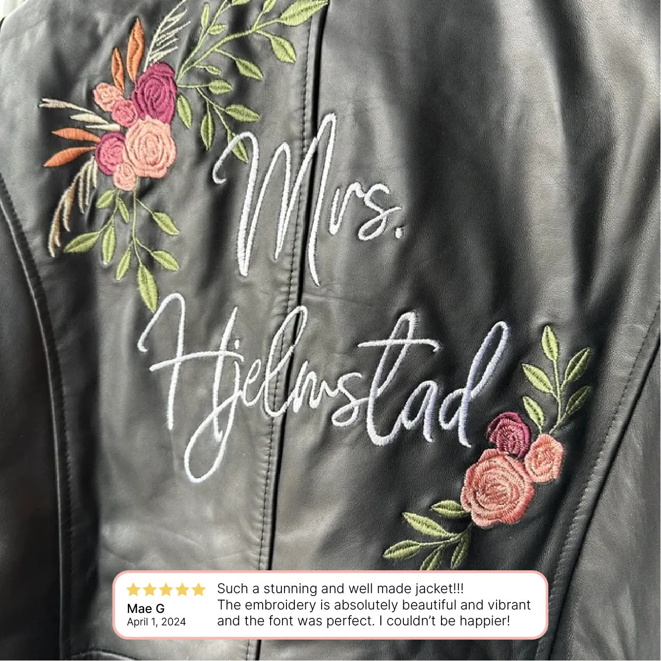 (Real Leather) Customized Wedding Jacket