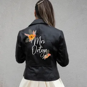 (Real Leather) Customized Wedding Jacket