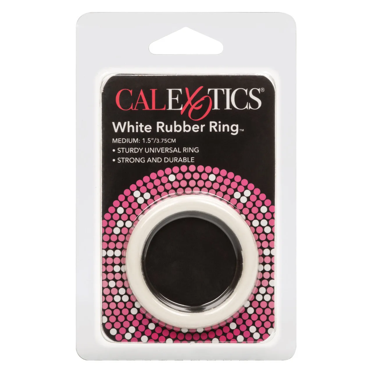 Rings! White Rubber Cock Ring - Medium