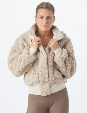 Sherpa Jacket, Oatmilk