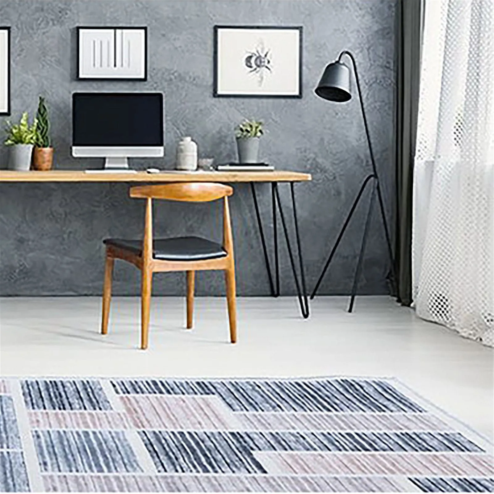 Short Pile Floor Rug 200x290cm Oblo