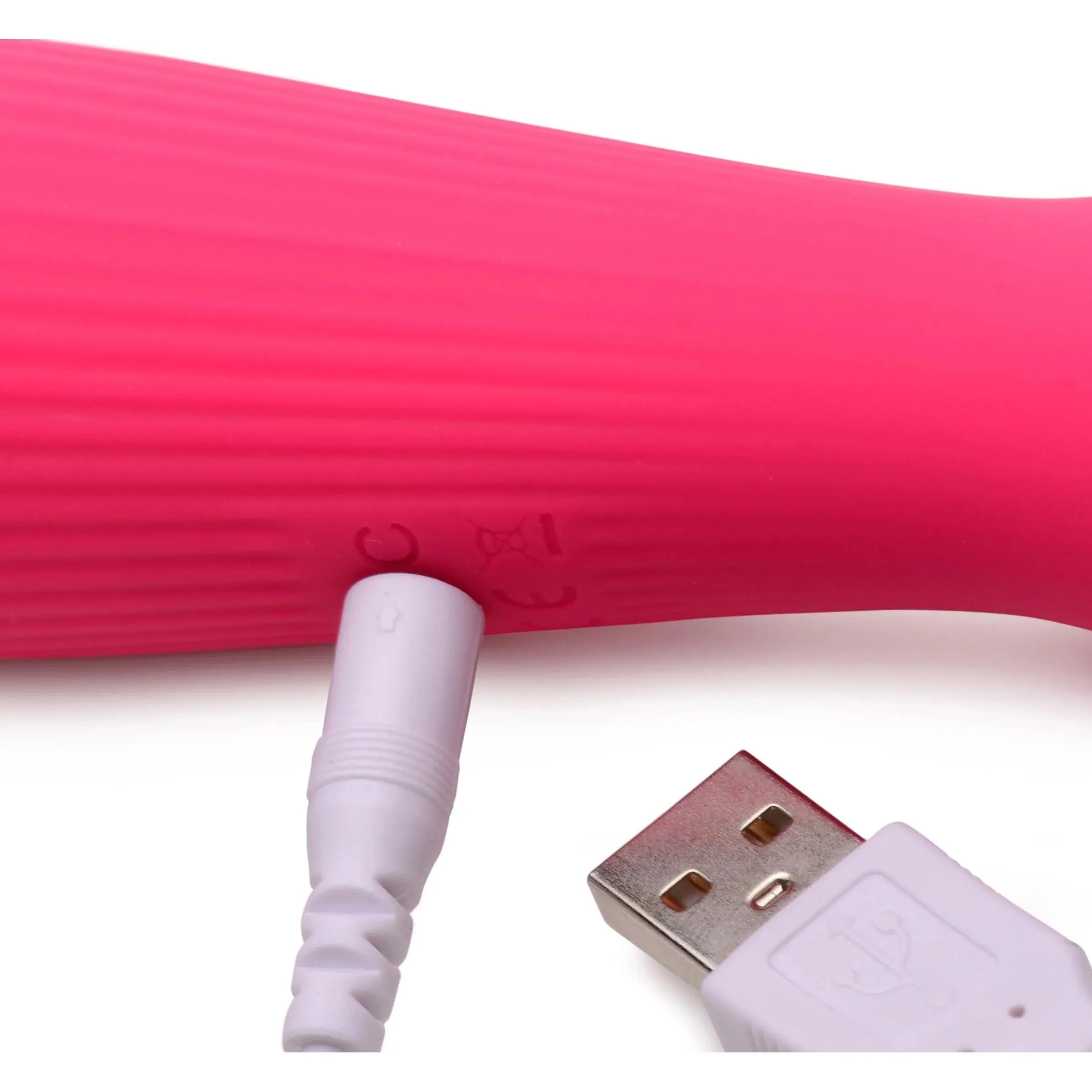 Silicone Wand Massager - Magenta