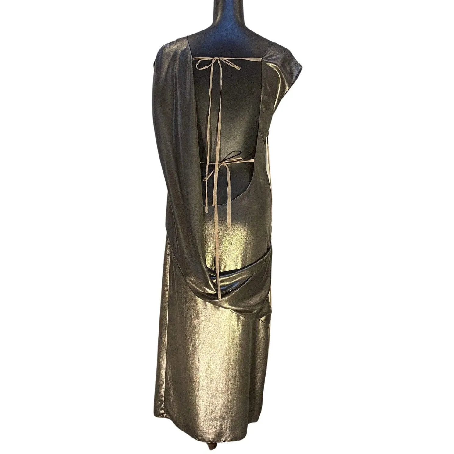 Thimister Silvery Lamé Dress