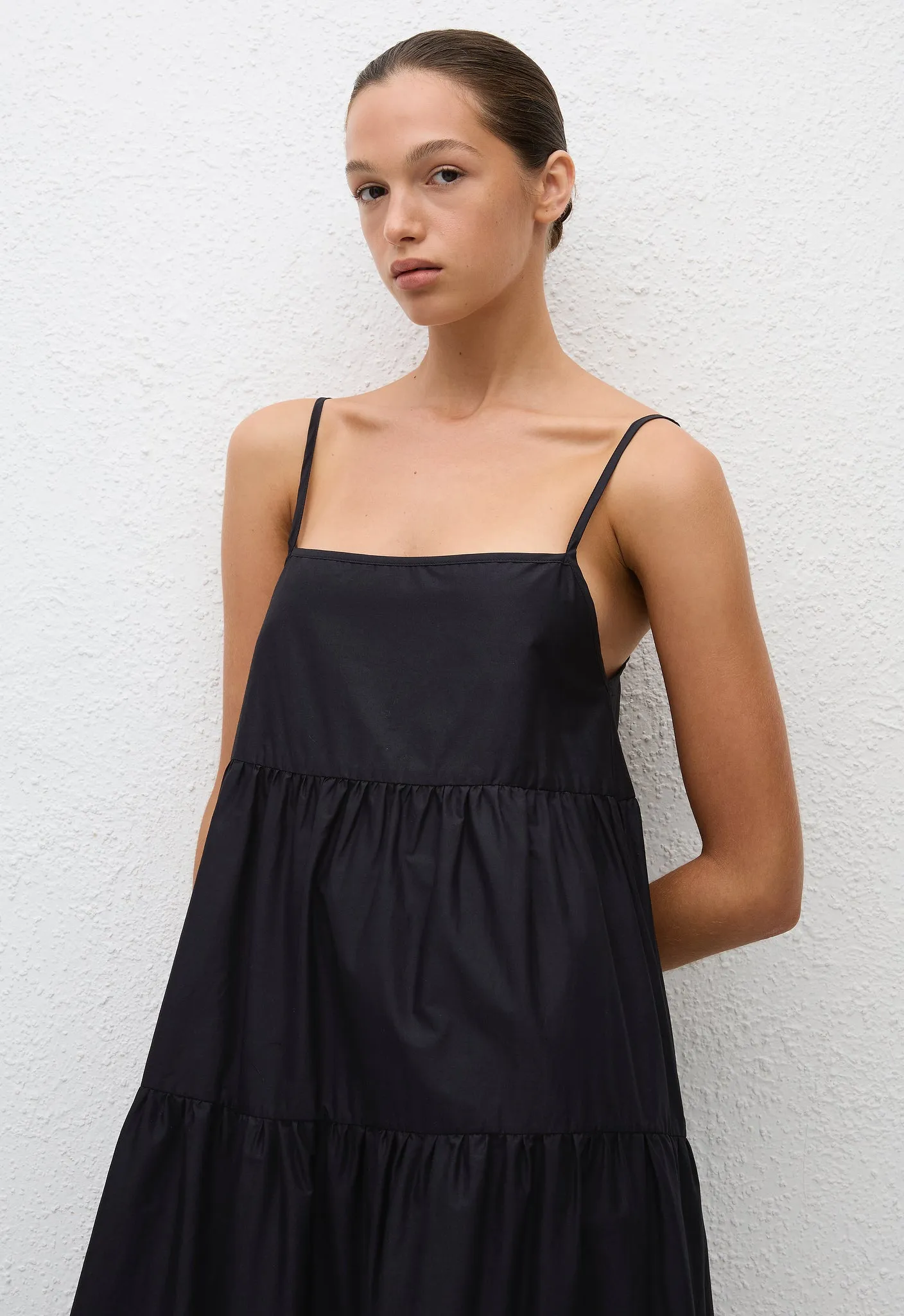 Tiered Sundress - Black