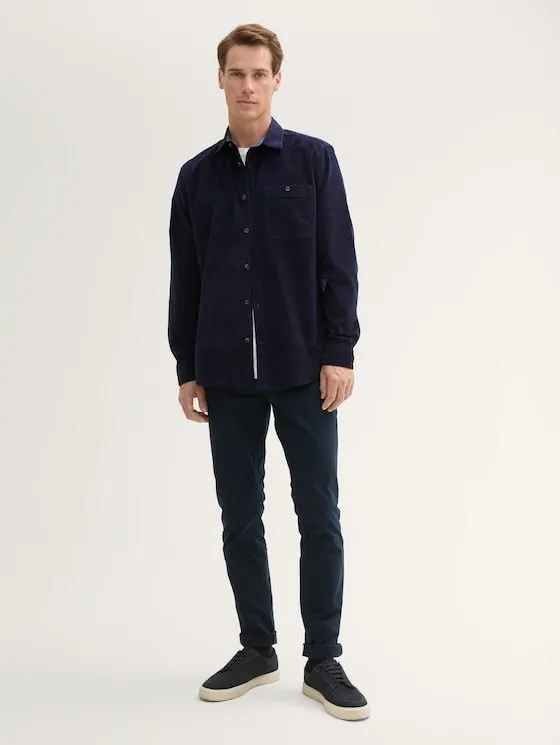 TOM TAILOR - Stretch Corduroy Shirt - 1042658