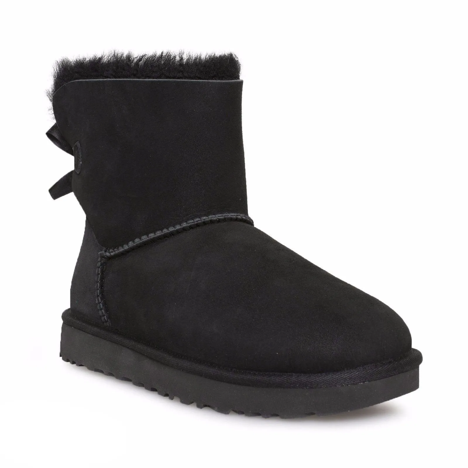 UGG Mini Bailey Bow II Black Boots