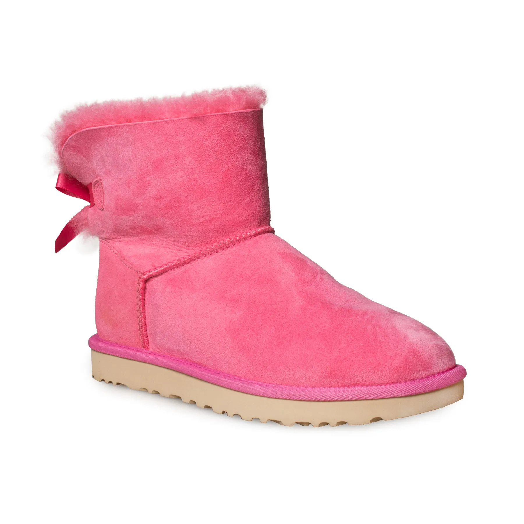 UGG Mini Bailey Bow II Pink Blossom Boots - Women's