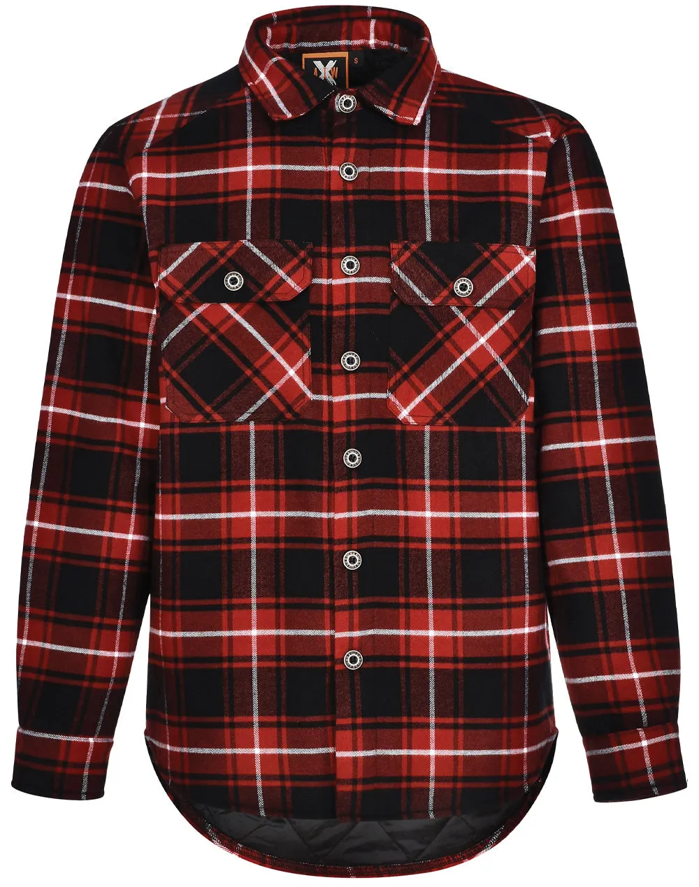 Unisex Quilted Flannel Shirt-Style Jacket - WT07