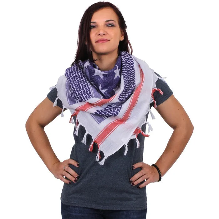 USa Flag Shemagh Tactical Desert Scarf