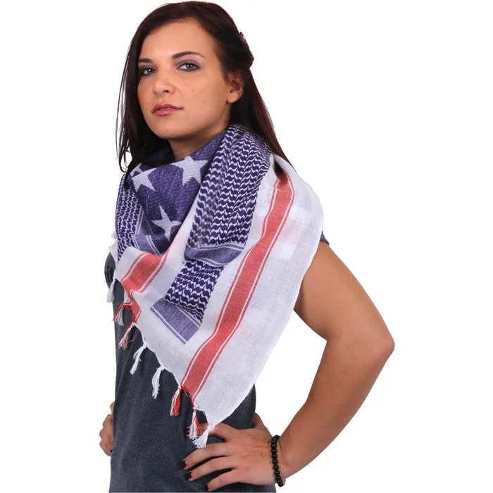 USa Flag Shemagh Tactical Desert Scarf