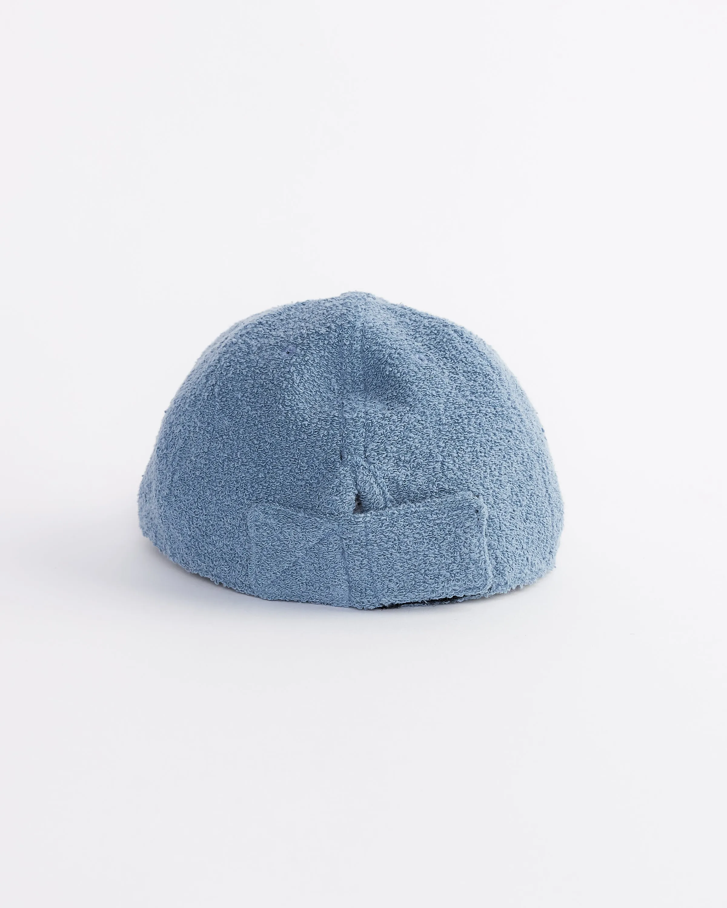 Velcro Back Terry Cap in Blue