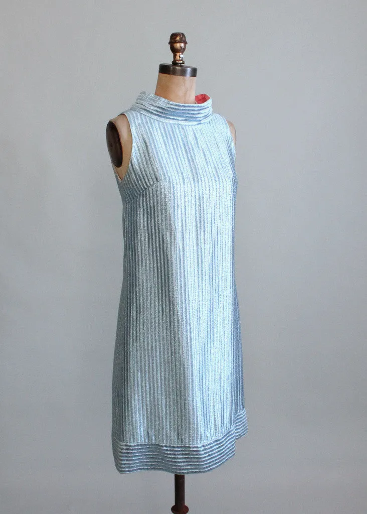 Vintage 1960s Miss Arkin MOD Lame Dress