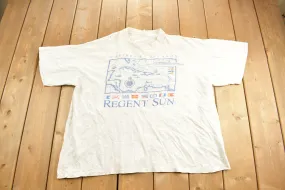 Vintage 1990s Caribbean Islands Souvenir T Shirt