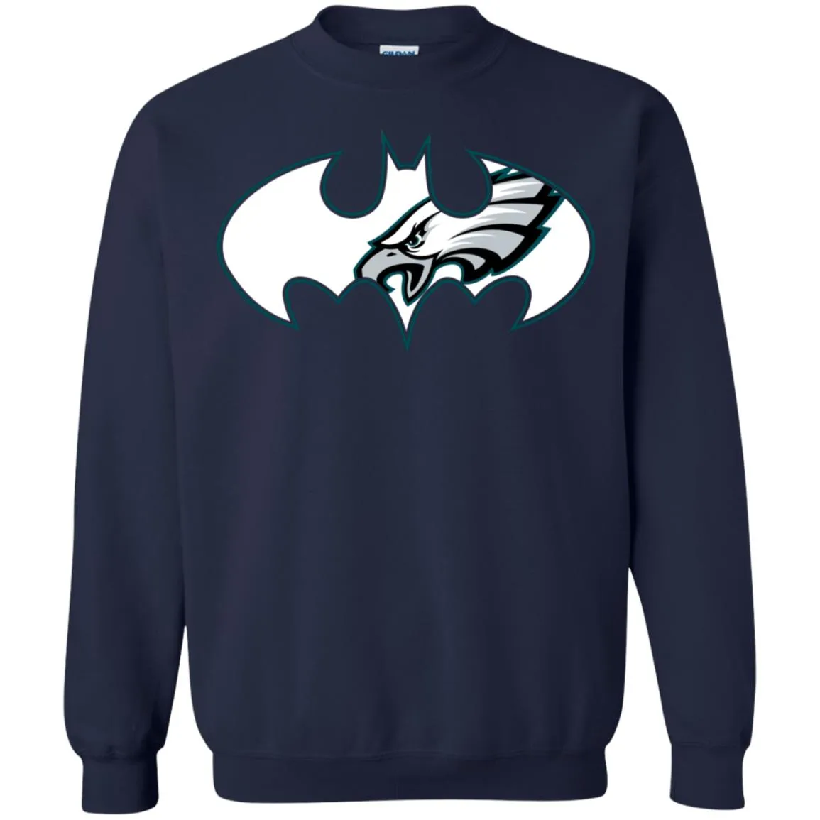 We Are The Philadelphia Eagles Batman Nfl Mashup Crewneck Pullover Sweatshirt