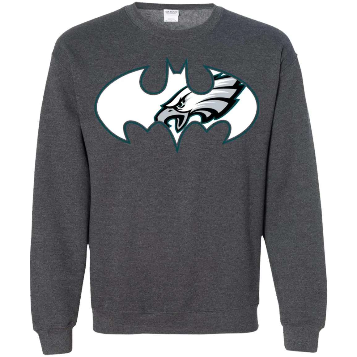 We Are The Philadelphia Eagles Batman Nfl Mashup Crewneck Pullover Sweatshirt