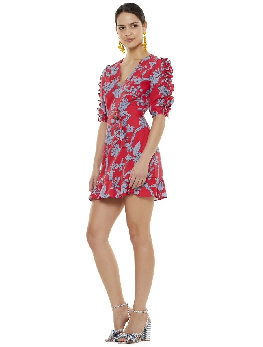 WILD IRIS MINI DRESS