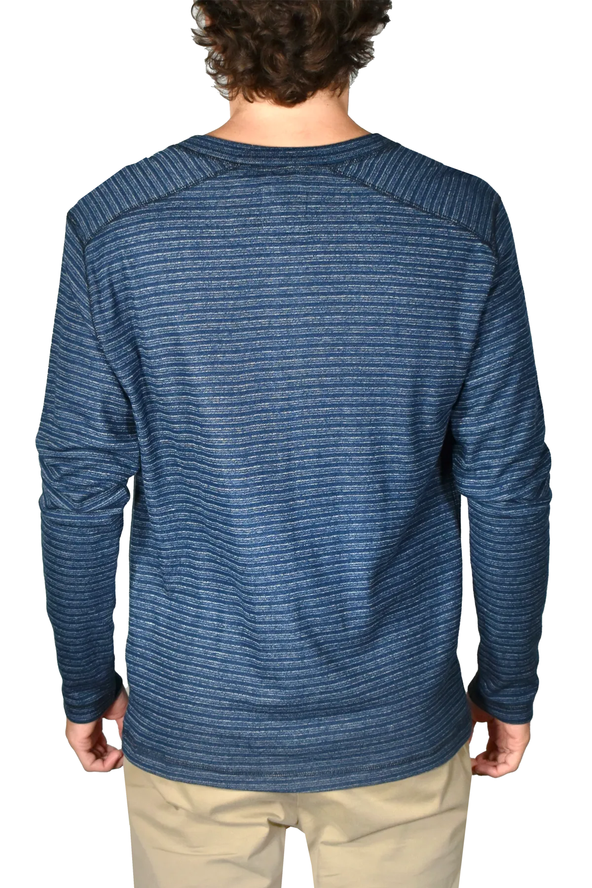 Yarn Dyed Flat Back Rib Henley